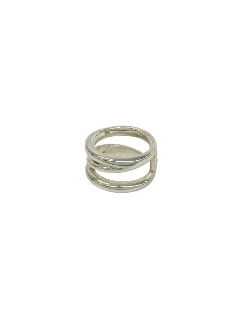 Tiffany & Co Vintage Diagonal Ring 925 Sterling Silver